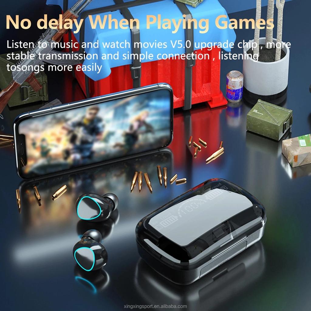 M10 Wireless Bluetooth Earbuds – TWS Power Bank Earphones