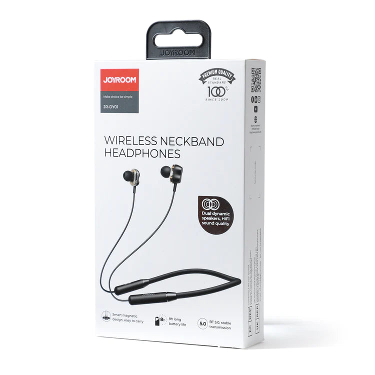 JOYROOM JR-DY01 Magnetic Neck Sports Bluetooth Headphones