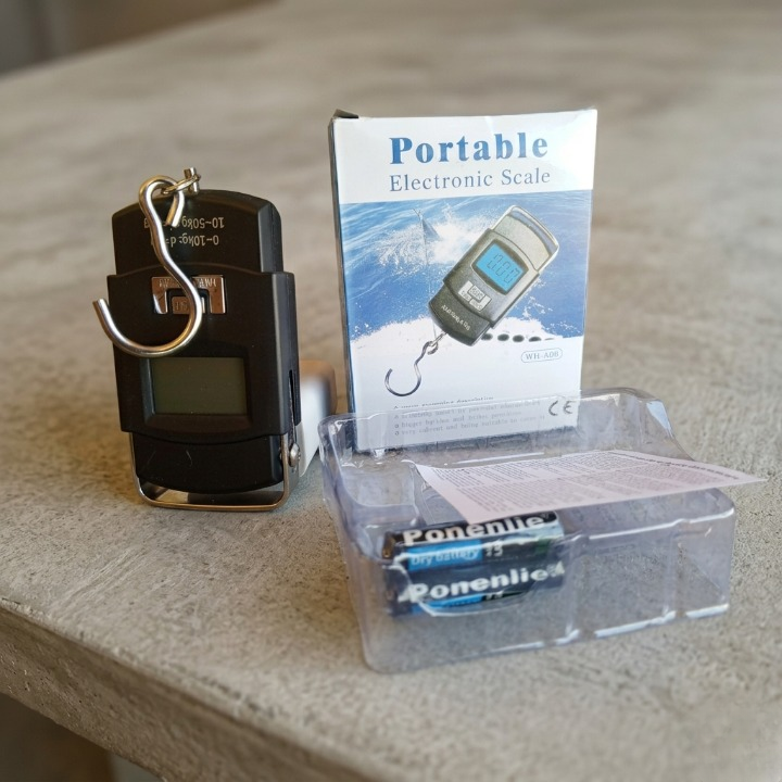 WH-A08 Portable Electronic Digital Hanging Scale (50kg Capacity)