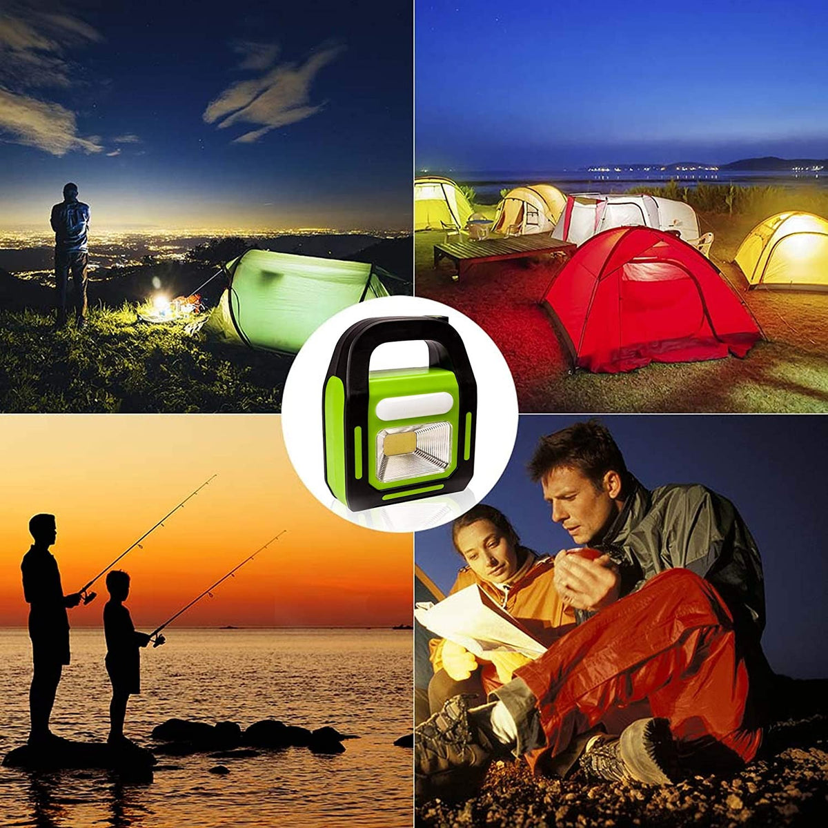 Hurry Bolt Solar Rechargeable 3-in-1 Emergency Light, Torch & Power Bank