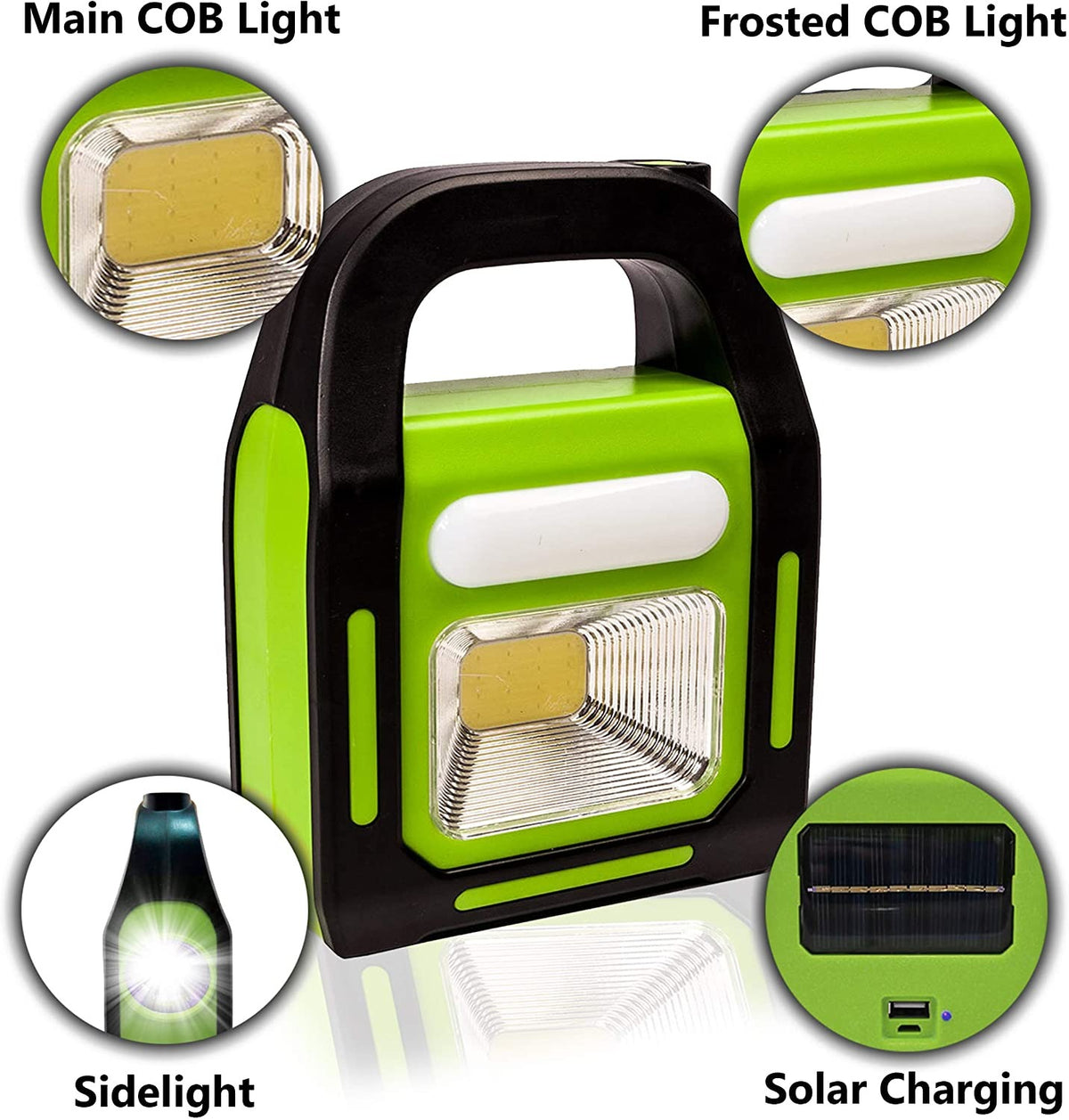 Hurry Bolt Solar Rechargeable 3-in-1 Emergency Light, Torch & Power Bank