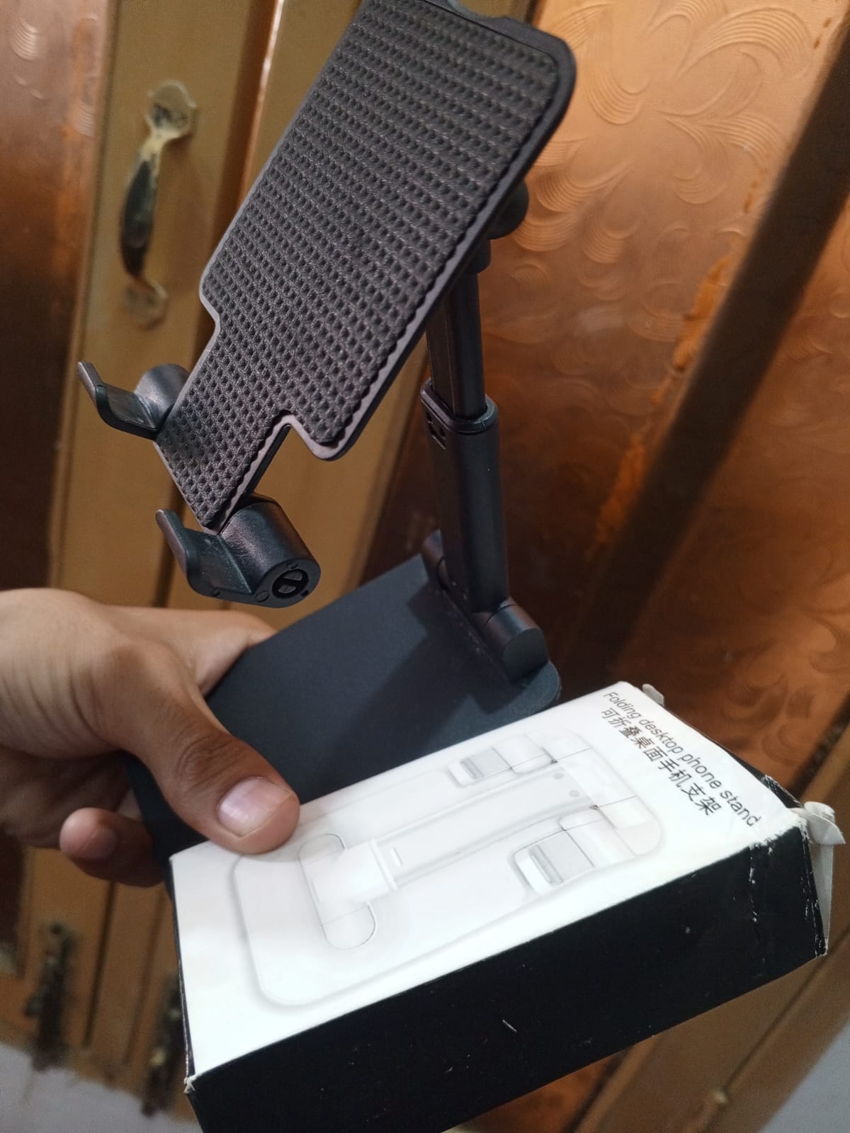 Premium Foldable Desktop Stand for Mobiles &amp; Tablets