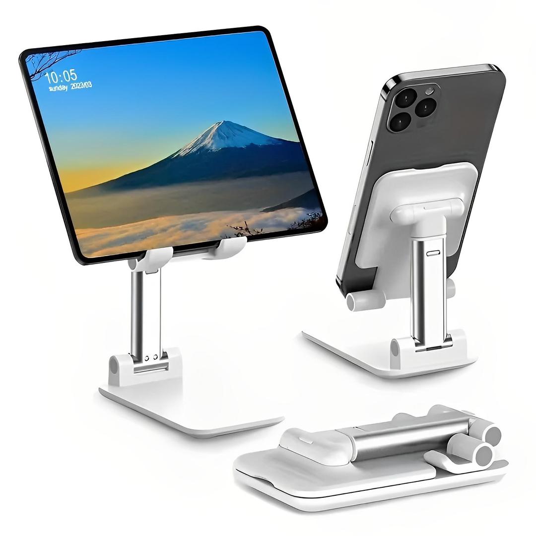 Premium Foldable Desktop Stand for Mobiles &amp; Tablets