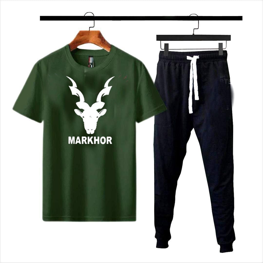 Premium Micro Men’s Markhor Printed Tracksuit