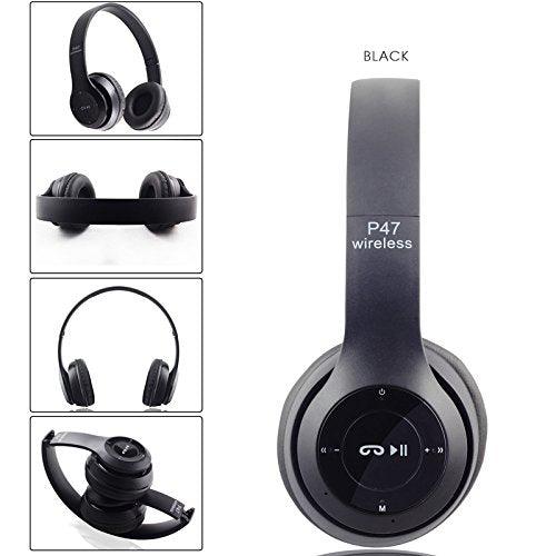 P47 Wireless Foldable Bluetooth Headset with Microphone