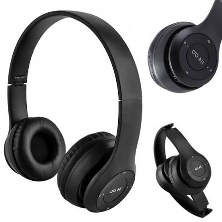 P47 Wireless Foldable Bluetooth Headset with Microphone