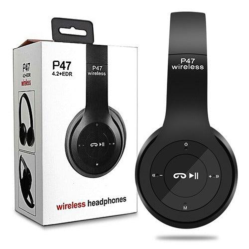 P47 Wireless Foldable Bluetooth Headset with Microphone