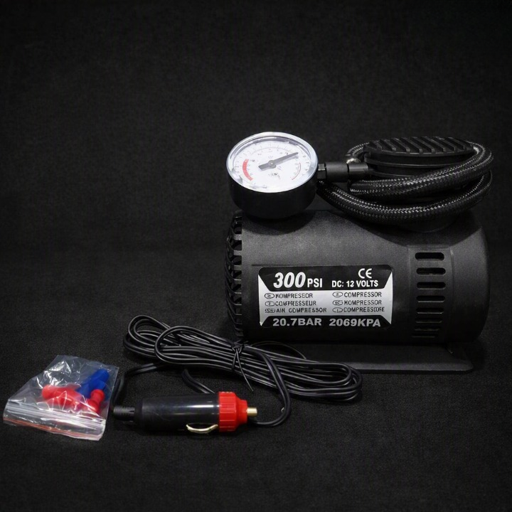 300 PSI DC 12V Portable Car Tyre Inflator Air Compressor