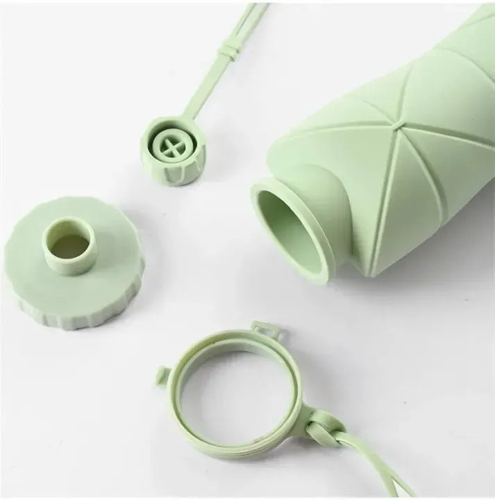 600ml Collapsible Silicone Travel Water Bottle
