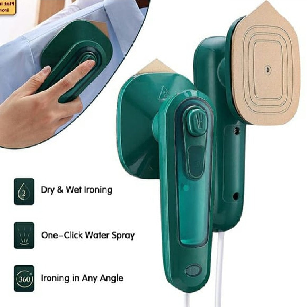 Portable Mini Handheld Steam Iron – Wet & Dry Ironing