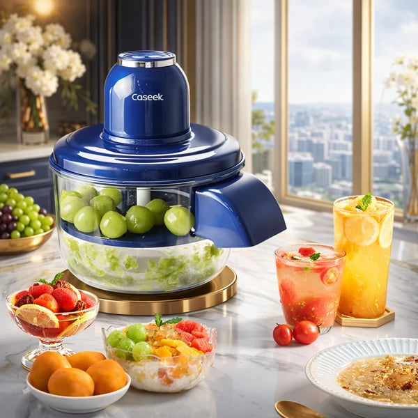 Multi-Functional Manual Vegetable & Fruit Chopper (With Transparent Bowl)