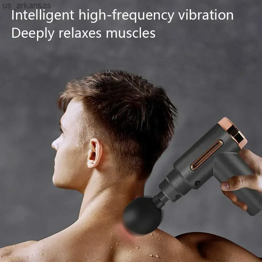Smart Quiet Massage Gun with 4 Interchangeable Heads