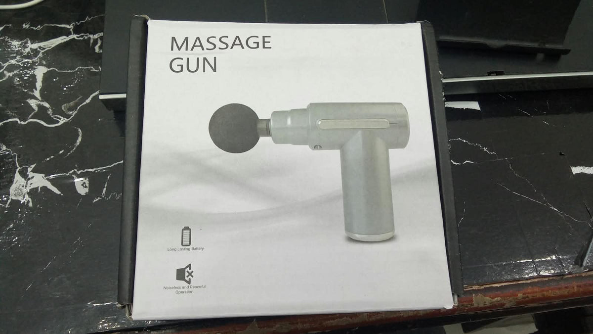 Smart Quiet Massage Gun with 4 Interchangeable Heads