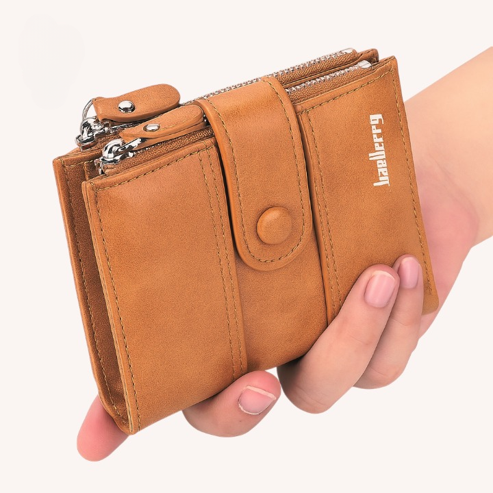 Genuine Baellerry Buffalo Leather Wallet Classic Trifold Edition (Black)