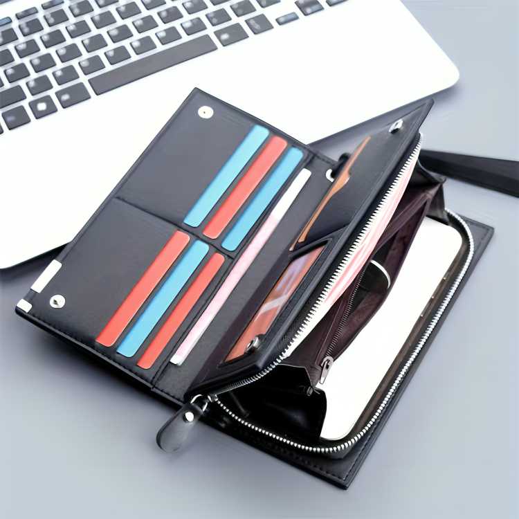 Baellerry Unisex Classic Long Wallet