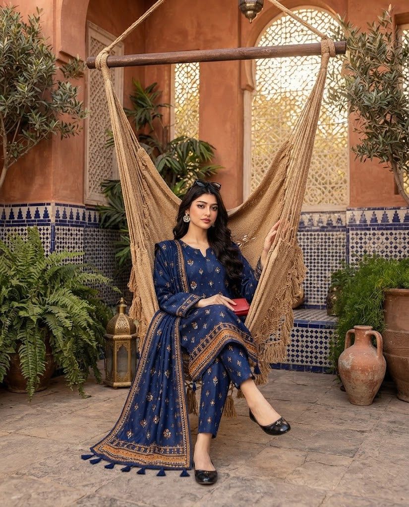 SALIM Design-02 | 3-Piece Printed Lawn Unstitched Suit