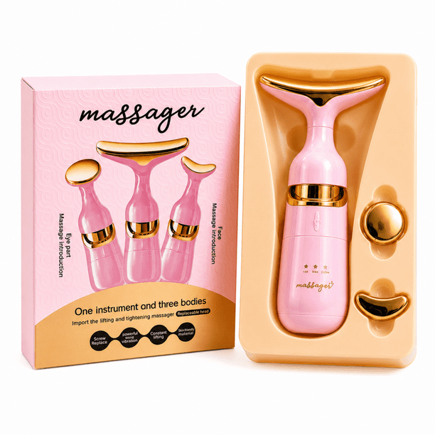 3-in-1 Facial, Neck & Eye Sculpting Massager Machine