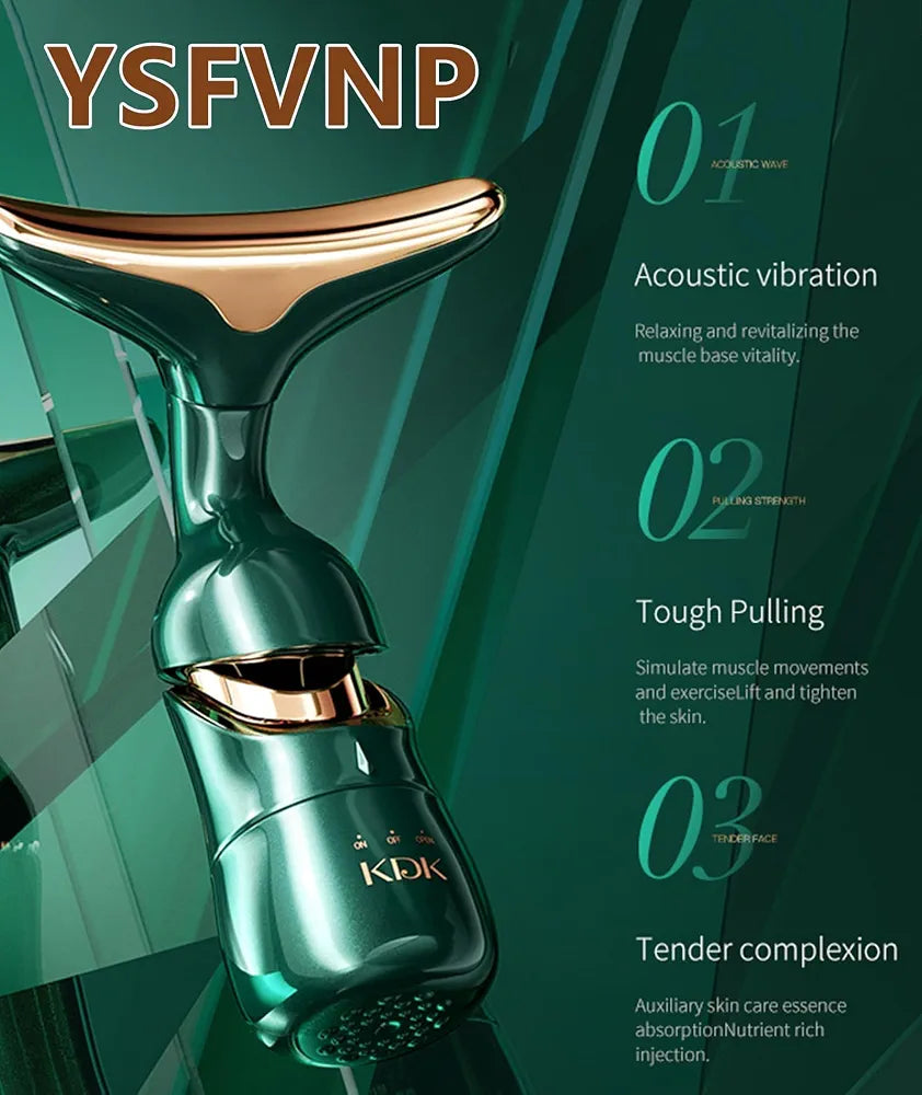 3-in-1 Facial, Neck & Eye Sculpting Massager Machine