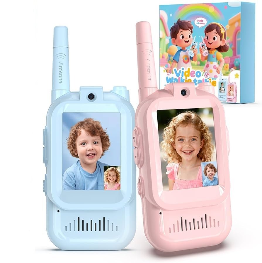 Kids Video Walkie-Talkie Toy – 2-Way Interactive Communication Set