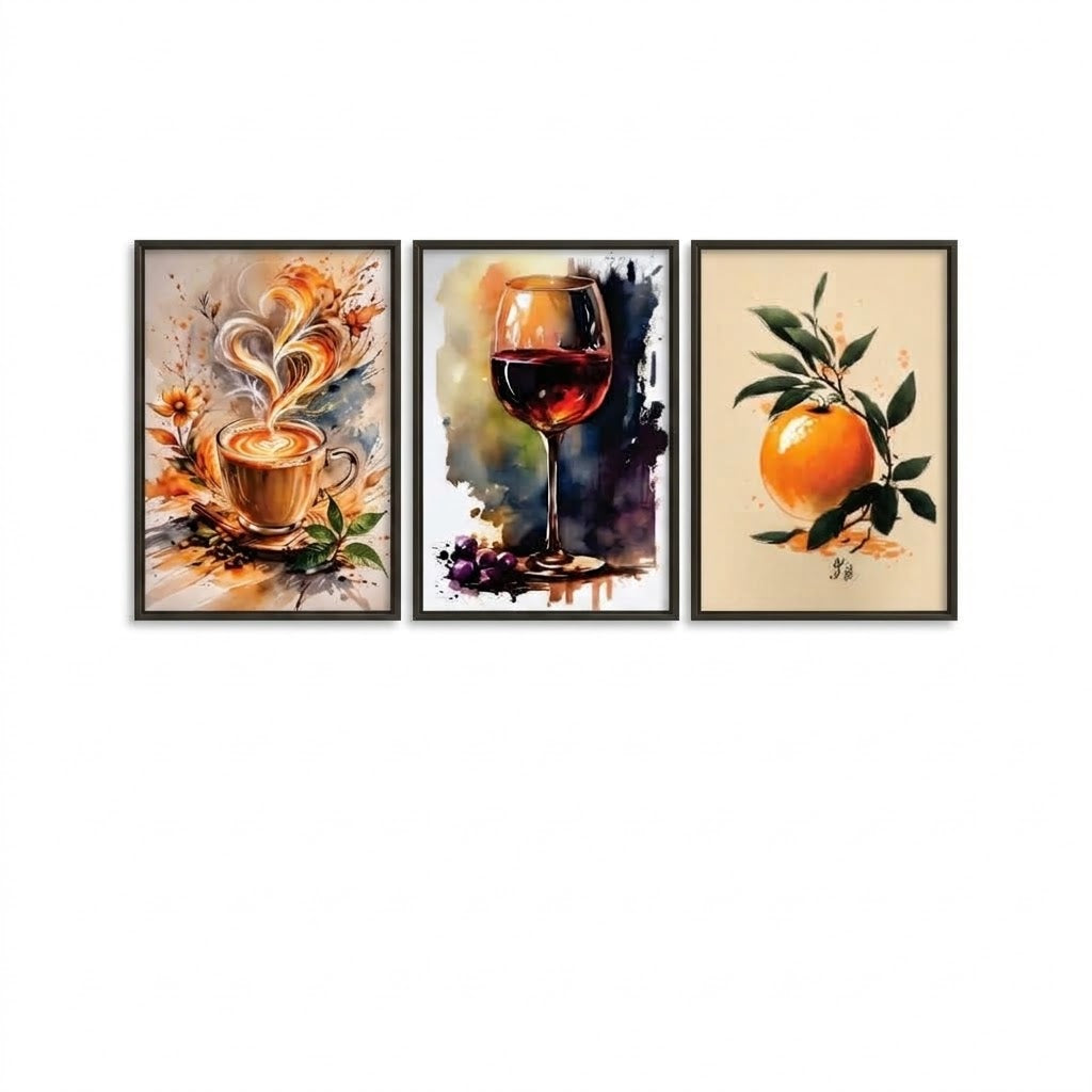 Set of 3 Premium Wall Art Photo Tiles (8x11 inches) Price: