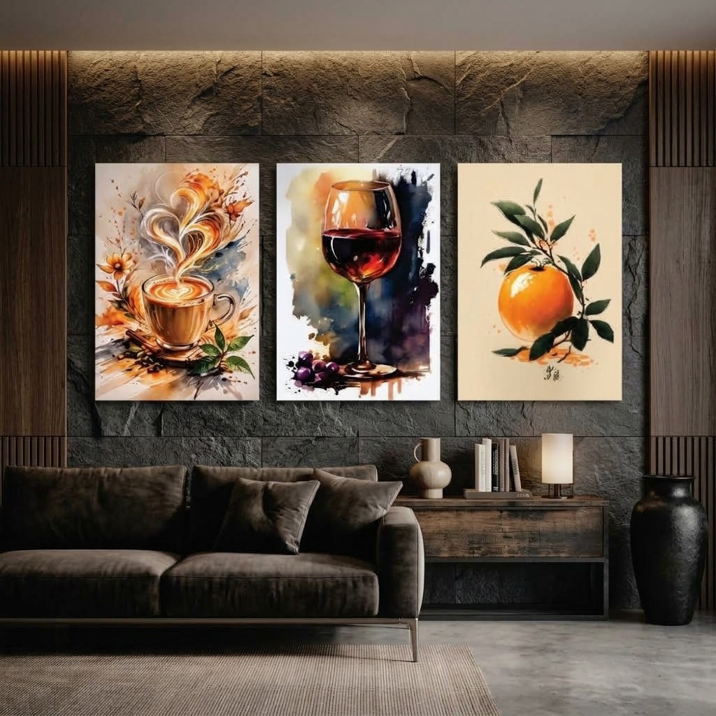 Set of 3 Premium Wall Art Photo Tiles (8x11 inches) Price: