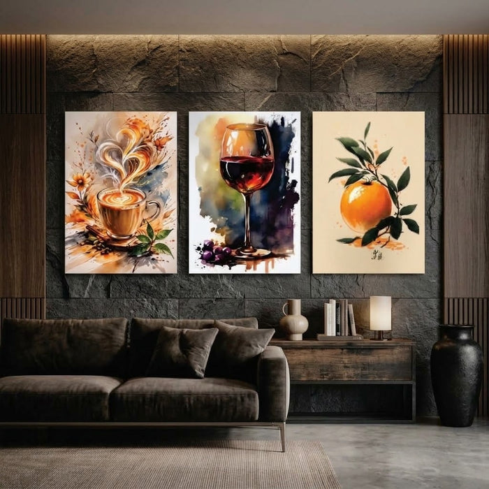 Set of 3 Premium Wall Art Photo Tiles (8x11 inches) Price: