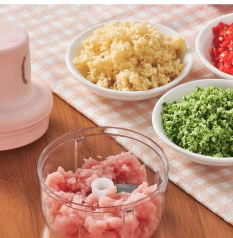 Mini Electric Food Chopper & Garlic Grinder (250ml)