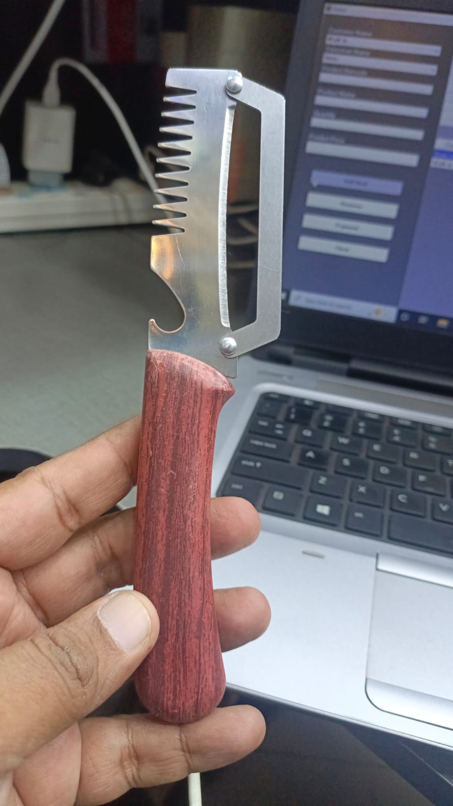 3-in-1 Stainless Steel Kitchen Peeler Knife